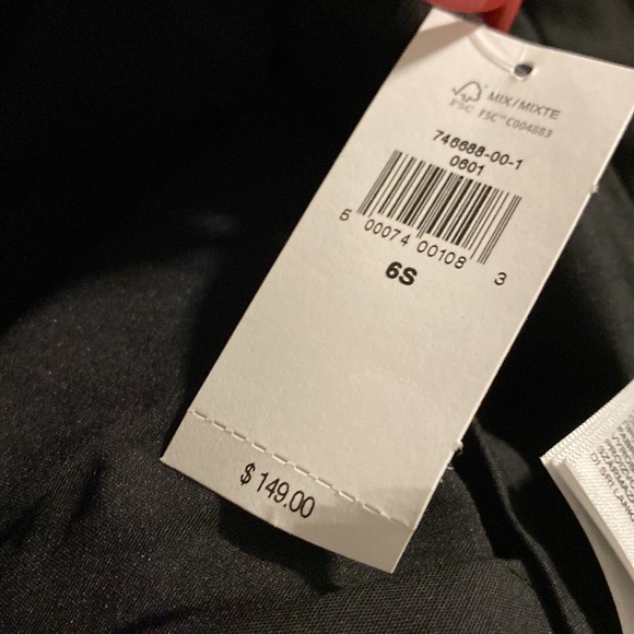 Banana Republic Lido Wide Leg Wool Pant | Black #746688 - Picture 10 of 16